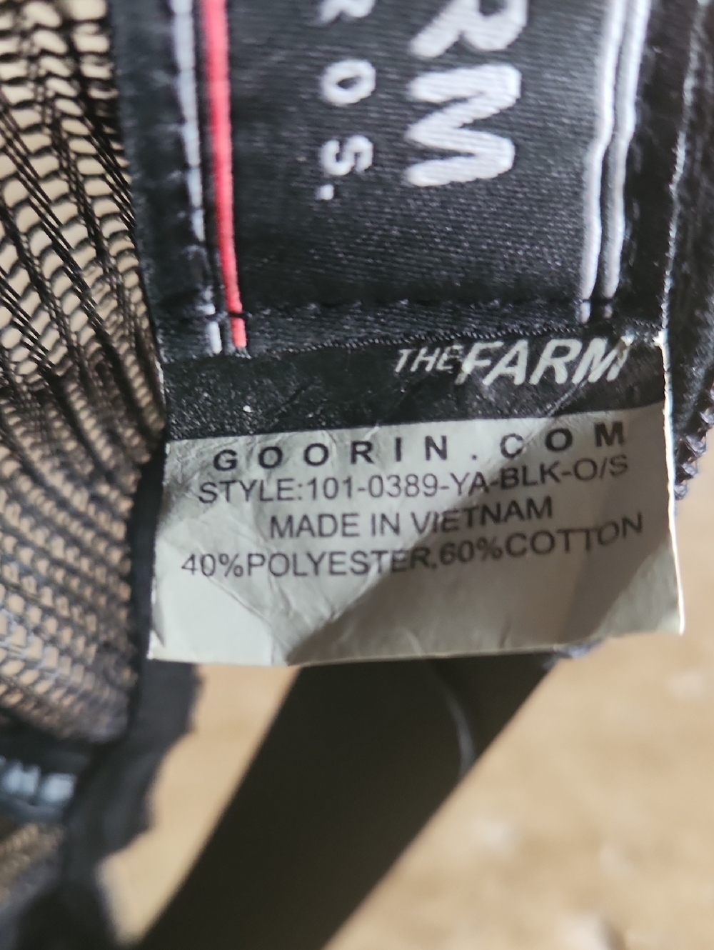 Goorin Bros. THE FARM Lone Wolf Embroidered Black Trucker Hat - Picture 9 of 9